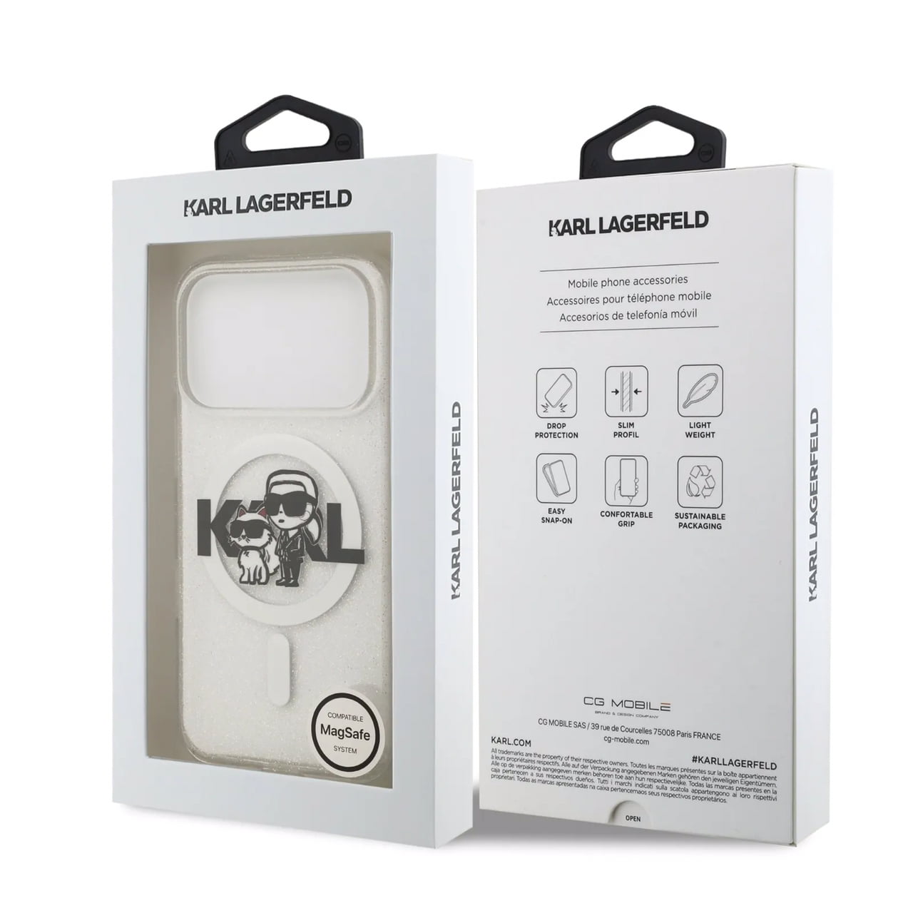 قاب کارل لاگرفلد Karl Lagerfeld شماره 8 سریIphone 17